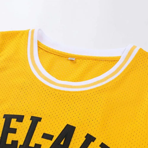Miniatura 3 de Generies 14 The Fresh Prince of Bel Air Academy - Camiseta de baloncesto para hombre color negro Amarillo