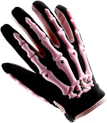 Miniatura 8 de Guantes adultos de motocross 1Storm para motocicleta, BMX, MX, ATV, bicicleta todoterreno, bicicleta, modelo de esqueleto para ciclismo