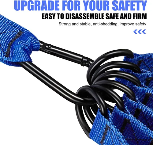 Miniatura 3 de HPYGN Bandas de Resistencia Pesada, Bandas de Ejercicio de 300LBS para Entrenamiento, Bandas de Fitness con Asas, Bandas de Entrenamiento para Azul