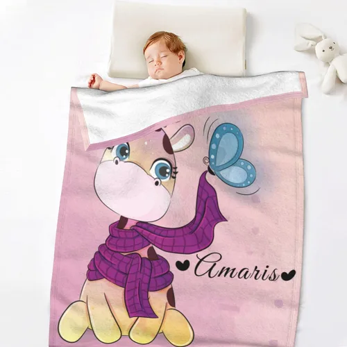 Miniatura 14 de Manta personalizada para bebé, manta personalizada con nombre para recién nacidos/bebés/niños para/manta de forro polar personalizada, regalos