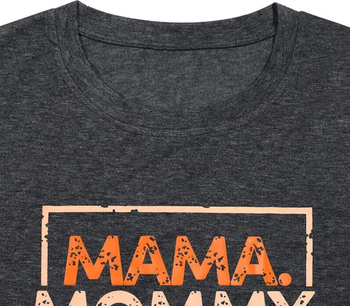 Miniatura 2 de Camisetas para mamá para mujer, camiseta de mamá mamá Bruh, divertida camiseta para mamá y vida, para el día de la madre, camiseta casual de regalo