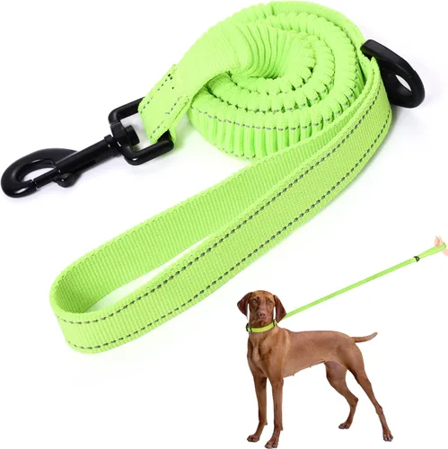 Mile High Life | Correa elástica para perro | Correa de entrenamiento de tracción suave | Textura suave y cómoda | 3-5 pies | para perros/gatos de