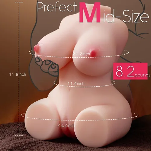 Miniatura 5 de Muñeca sexual masturbadora masculina, torso de 8.2 libras, muñecas sexuales con pechos realistas, vagina y anal para masturbación de hombres, 3
