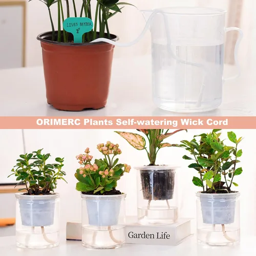 Miniatura 8 de ORIMERC Macetas de red de 4 pulgadas, paquete de 20 tazas de red con cuerda de riego automático de 20 pies y etiquetas para plantas, para acuapónica