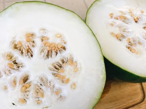 Miniatura 3 de TomorrowSeeds - Semillas gigantes de melón de invierno - Más de 20 unidades - para plantar 2026 calabaza de cera de ceniza piel blanca chino Dong