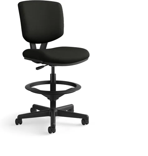 Miniatura 10 de HON Volt Silla sin brazos, ergonómica ajustable con inclinación central, reclinable, respaldo y asiento de cuero, sillas de escritorio giratorias