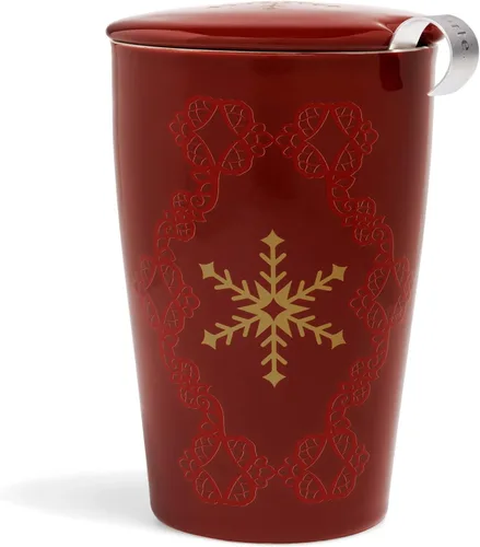 Miniatura 6 de Tea Forté KATI taza de cerámica con infusor de té y tapa. Infusor de té en hebras, diseño de flor de loto Lotus Blossom