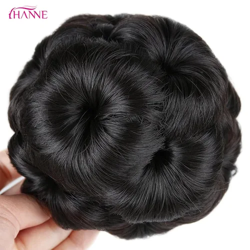 Miniatura 2 de HANNE Moños de pelo para mujer, extensión de moño de pelo falso, moño de cola de caballo, extensión de pelo sintético artificial para mujer, moño