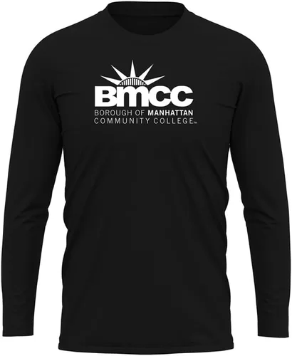 Miniatura 170 de Camisa deportiva de manga larga oficial de la NCAA Collegiate para hombre, colección negra con logotipo primario