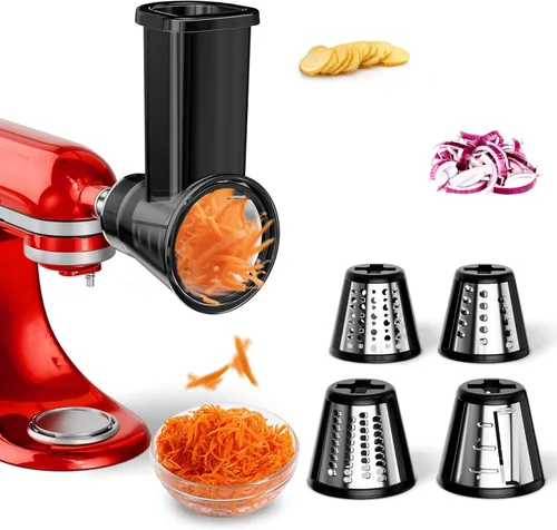 Miniatura 9 de Accesorio de corte y trituración para batidora de pie KitchenAid, rallador de queso para KitchenAid, ensaladera, molinillo de especias, apto