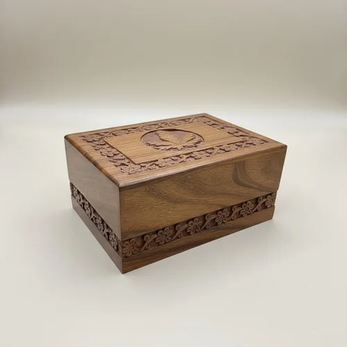 Miniatura 14 de Caja de Urna de Madera para Cenizas Humanas, Urnas Funerarias de Cremación, Urna Decorativa, Caja Conmemorativa para Mascotas, Urna para Gatos Bebés