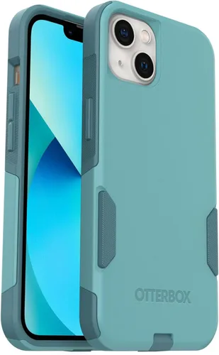OtterBox Funda para iPhone 13 (solamente) de la serie Commuter – Vía remachada, delgada y resistente, apta para bolsillo, con protección de puerto,