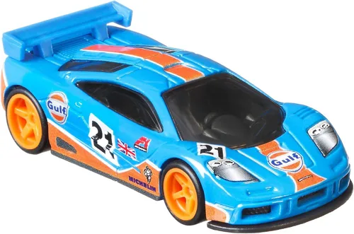 Miniatura 2 de Hot Wheels Vehículos de leyendas del circuito cultural del automóvil para niños de 3 años en adelante, colección premium de vehículos a escala 1:64