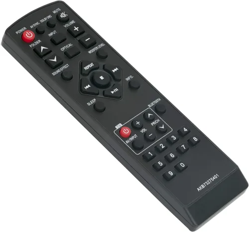 Miniatura 2 de Nuevo mando a distancia reemplazado AKB73275401 para barra de sonido LG Control remoto NB3510A LSB316 HLS36W-NB LSB316 NB3510A SHS36-D HLS36W
