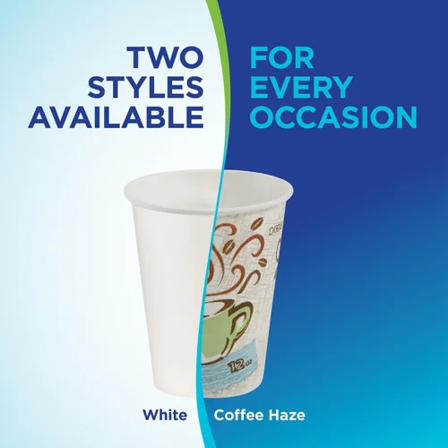 Miniatura 5 de Dixie PerfecTouch Taza de café caliente de papel aislante de 12 onzas por GP PRO (Georgia-Pacific), Coffee Haze, 5342CDSBP, 160 tazas por caja