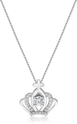 Miniatura 5 de 925 Sterling Silver Crown Necklace, Daughter Necklace From Mom And Dad, To My Daughter Necklace From Dad, Gift for Daughter, To My Badass Daughter