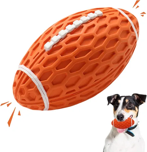 Miniatura 9 de Juguete Chirriante Pequeño para Perros, Pelota de Goma para Perros Masticadores Agresivos, Juguetes Flotantes para Cachorros al Aire Libre, Juguete