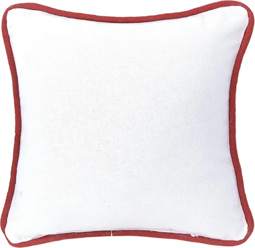 Miniatura 2 de C&F Home Woodland Cardinal Petite - Almohada estampada de 8 x 8 pulgadas, color rojo