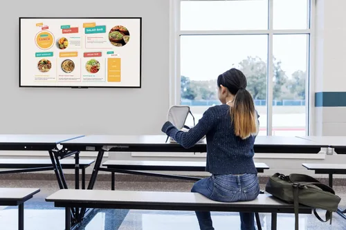 Miniatura 4 de Promethean ActivPanelD - Pantalla digital comercial de 55 pulgadas, pantalla de señalización digital 4K UHD no táctil para anuncios, oficinas