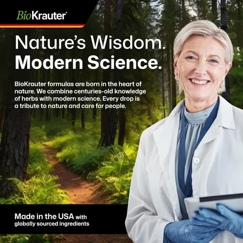 Miniatura 3 de BIO KRAUTER® Hawthorn Berry para apoyo circulatorio - Suplemento de bayas de Hawthorne para relajación y bienestar general - 4 onzas líquidas