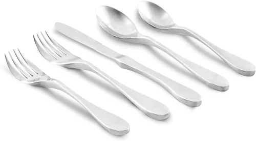 Miniatura 2 de Knork Juego de cubiertos brillantes de 20 piezas