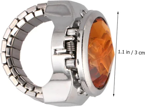 Miniatura 8 de ERINGOGO 2 unids reloj para hombre reloj mujer reloj hombre anillo reloj