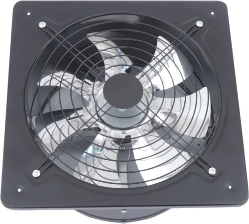Miniatura 12 de DNYSYSJ Extractor de pared de 10 pulgadas, 50 W, 735 CFM, 1450 RPM, alto flujo de aire de bajo ruido, a prueba de explosiones, ventilador axial