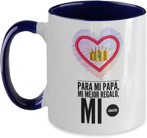 Miniatura 3 de Regalos para papa en su dia Día del padre Regalo para papi, abuelos, día del padre mejor padre Taza regalo Te quiero papa Mejor papá
