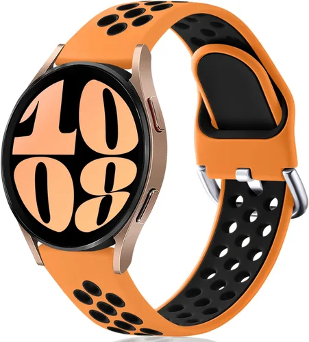 Miniatura 11 de Lerobo Bandas Compatibles con Samsung Galaxy Watch 7 6 5 4 Banda/5 Pro/Active 2 Bandas de Reloj 40mm 44mm, Banda de Reloj 4 6Classic 46mm 42mm, B
