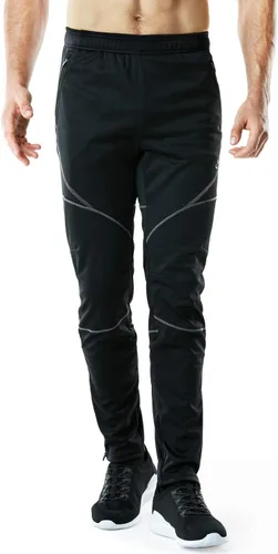Miniatura 5 de TSLA - Pantalones deportivos de ciclismo antiviento y térmicos para hombre, forrados de vellón, para exteriores, para el invierno y clima frío