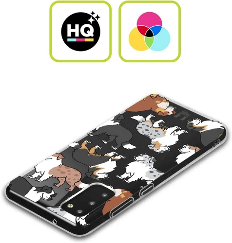 Miniatura 2 de Head Case Designs Funda de gel con 3 patrones de raza de perro de pastor australiano [protección de grado militar] compatible con Samsung Galaxy S22
