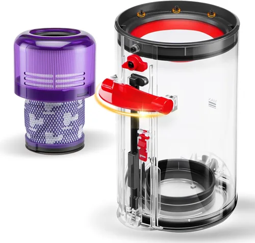 Piezas de repuesto mejoradas del depósito de polvo para accesorios de vacío inalámbricos Dyson V11 V15 SV14 SV15 SV22, repuesto del recipiente para