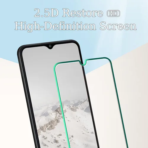 Miniatura 3 de Paquete de 3 protectores de pantalla para Samsung Galaxy A32 5G, vidrio templado, dureza 9H, antiarañazos, ultra resistente, sin burbujas, fácil