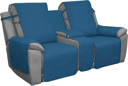 Miniatura 18 de Easy-Going - Funda reclinable con consola, funda de sofá reversible para sala de estar, funda de sofá dividida para cada asiento con correas