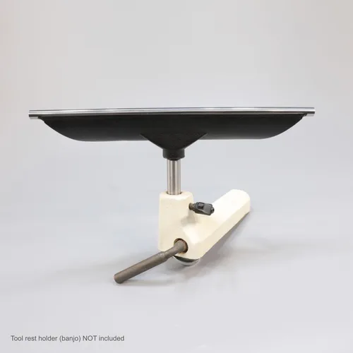 Miniatura 5 de Hurricane Turning Tools, Soporte de herramientas de 12 pulgadas con varilla de acero endurecido para torno de madera, longitud de poste de 4