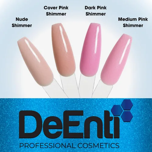 Miniatura 6 de DeEnti Polvo acrílico brillante para uñas, cubierta de 2 onzas, color rosa, grado profesional, sin burbujas, polvo acrílico para uñas Polvo