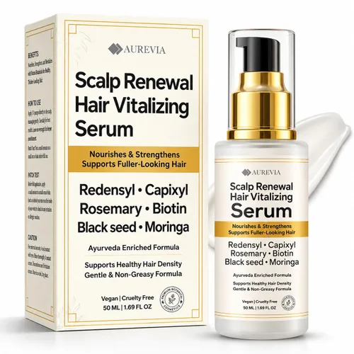 Suero para el crecimiento del cabello, Redensyl y Capixyl con aceite de romero, biotina y péptidos para adelgazar el cabello y la pérdida del