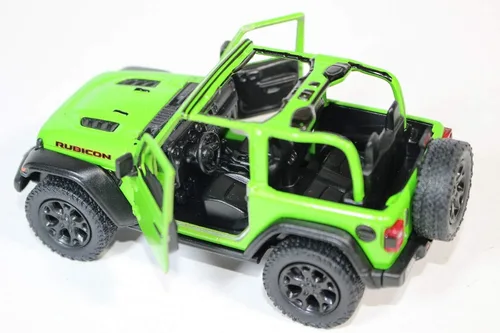 Miniatura 6 de KiNSMART - Vehículo de juguete de réplica de modelo fundido a presión a escala 1:34, 5 pulgadas, 4x4 todo terreno Jeep Wrangler Rubicon