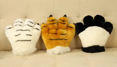 Miniatura 6 de LANFIRE Guantes de mano de garra de animal Guantes de pata de tigre Guantes de garra de dinosaurio garra de dinosaurio garra de oso Guantes