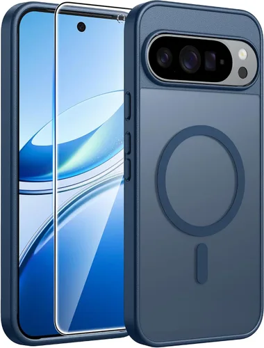 Miniatura 205 de FNTCASE - Funda para iPhone 16 Pro: magnética, mate, translúcida, de grado militar, protectora contra caídas, resistente, fina, duradera y a prueba