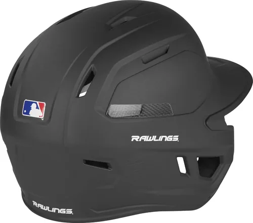 Miniatura 8 de Rawlings Casco de bateo de béisbol de carbono MACH Mate Varios tamaños Varios colores Negro mate