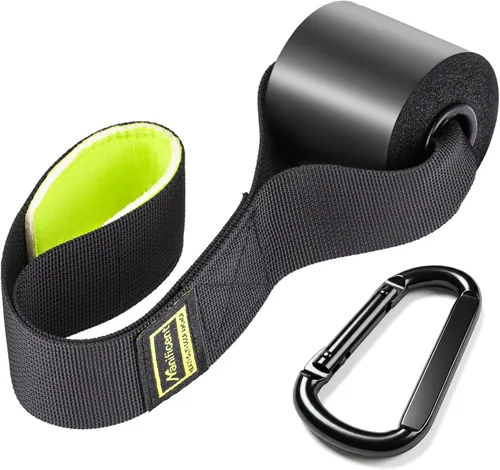 Manificent Anclaje de Puerta para Bandas de Resistencia, Sistema de Anclaje de Puerta Acolchado de Servicio Pesado con Gancho de Puerta, Accesorio