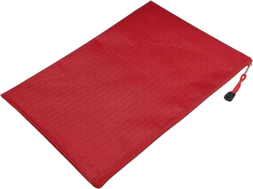 Miniatura 19 de PATIKIL Bolsas impermeables con cremallera, paquete de 10 unidades tamaño A4 para documentos organizador de almacenamiento para suministros de Azul