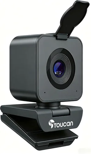 Miniatura 11 de TOUCAN Cámara de videoconferencia de 360 grados, cámara web HD 1080p con 4 micrófonos de reducción de ruido, altavoz, seguimiento AI, funciona