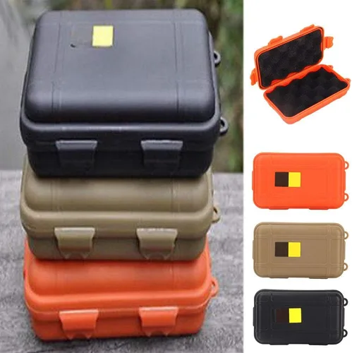 Miniatura 3 de GOTOTOP 3 cajas de supervivencia al aire libre, caja de almacenamiento de plástico a prueba de golpes, caja hermética de supervivencia, 3