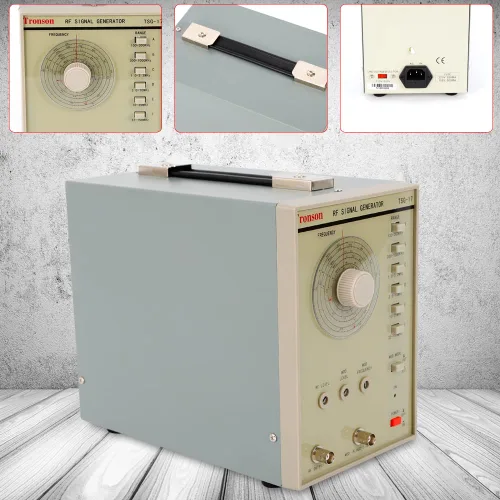 Miniatura 3 de Generador de señal TSG-17, generador de señal de radiofrecuencia de alta frecuencia RF/AM de 110V 100kHz-150MHZ