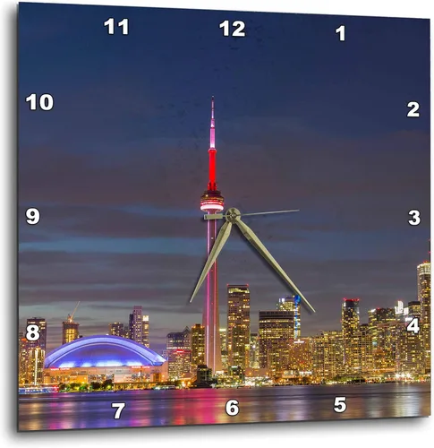 Miniatura 41 de 3dRose Reloj de pared silencioso - 10 pulgadas - 2da enmienda Protéjase en un doble círculo con pistola Clipart - Ciudad de sello - Tipografía