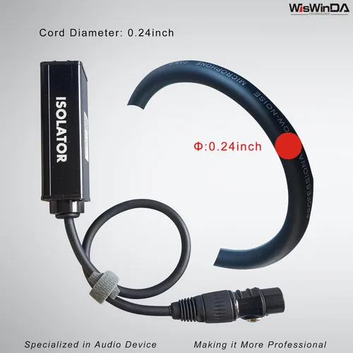 Miniatura 5 de XLR - Aislador de bucle de tierra para sistema estéreo para el hogar, altavoz, audio de coche, kit de automóvil, reproductor de audio