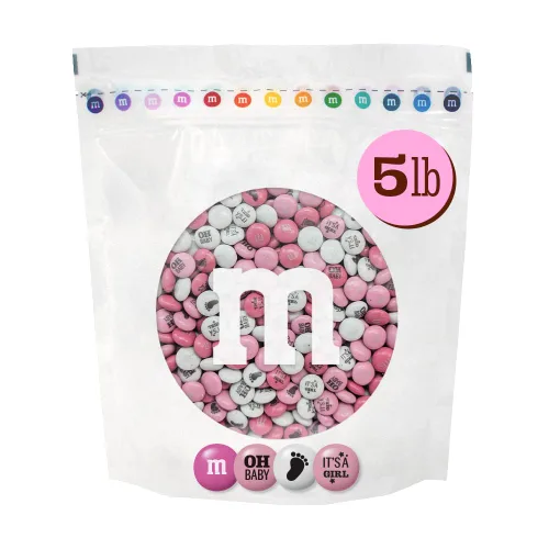 Miniatura 11 de M&M'S World It's A Boy - Bolsa de caramelos de chocolate con leche de 2 libras con blanco y azul M&M'S para baby showers, fiestas de revelación