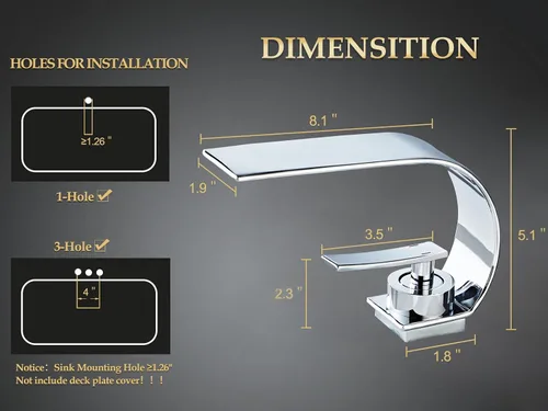Miniatura 4 de becola Grifo de lavabo de baño cromado, grifo de baño moderno de arco bajo, grifo de lavabo de latón de un solo agujero, grifo táctil de lavabo